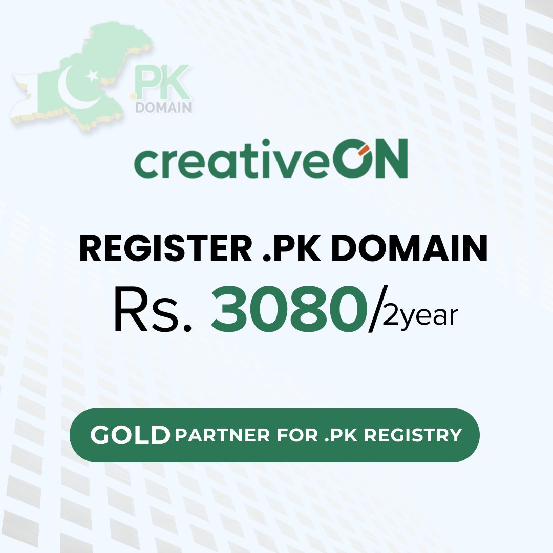 creativeon .pk domain