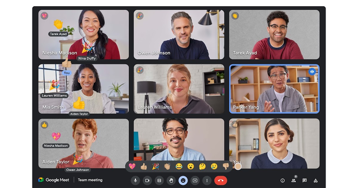 Google Meet on Desktop