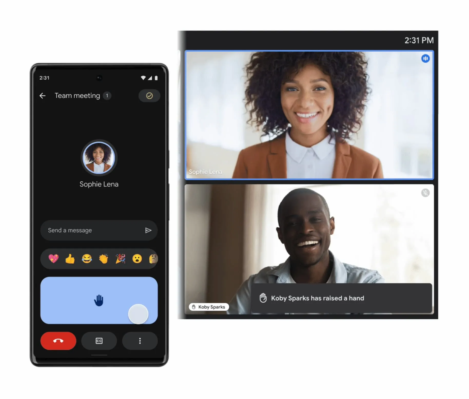Google Meet on Mobile